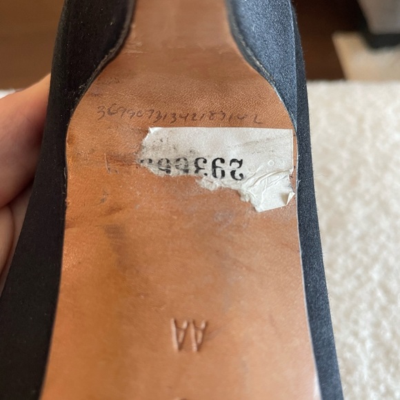 Vintage Amalfi Italian Leather Stiletto Heels in Black - Women’s Size 8 AA - Picture 7 of 7